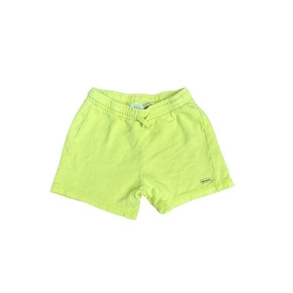 Zara Kids Yellow Elastic Waist Shorts Size 4-5 Years Cotton Blend